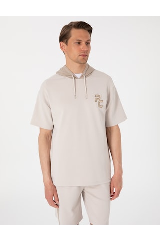 Pierre Cardin Erkek Taş Sweatshirt 50302613-vr049 Taş
