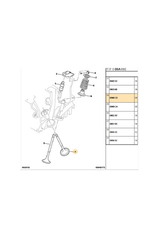 Takım Subap 206 306 C3 16v 45724573-0948c8-0949c4