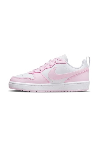 Nike Court Borough Low Recraft Gs Beyaz & Pembe Sneaker & Günlük Spor Ayakkabı