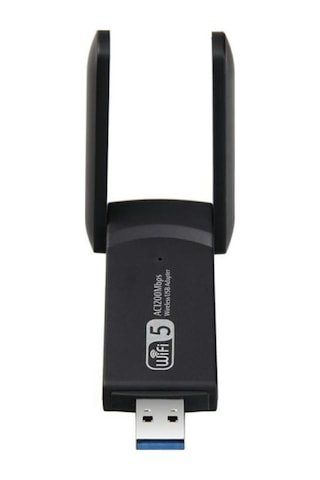 Usb 3.0 1200mbps Wifi Alıcı Adaptörü Çift Bantlı 5ghz 2.4ghz 802.11ac Wifi Anten Dongle Ağ Kartı
