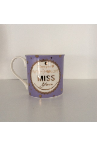 Miss You Kupa Bardak Lila Renk