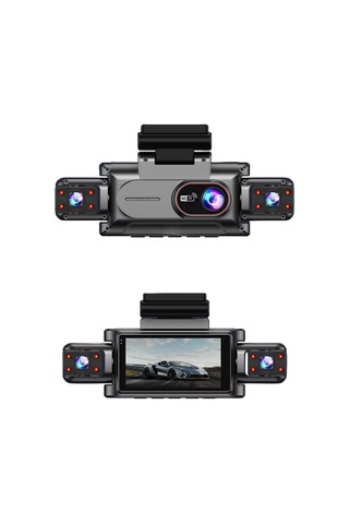 4 Kameralı 360 Döngüsel Kayıt Full Hd 1080p Araç İçi Kamera - Wifi Cam, Park Modlu, Gece Görüşlü Wdr Teknolojisi Ve Yol Kayıt Cihazı