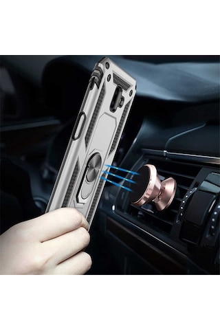 Apple Uyumlu iPhone 7 Plus Kılıf Zore Vega Kapak-Siyah