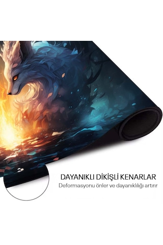 Voxlanth Wolfs-1 Büyük Boy Gaming Oyuncu Mouse Pad 90x40 Cm