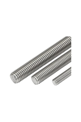 M4x1000mm Galvanizli Gijon Saplama Tij Rot Başsız Cıvata Standart