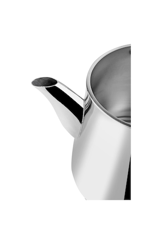 Nehir Çelik Çaydanlık Takımı Seti Alya Maxi Gümüş