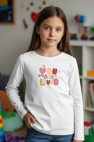 3'lü Yuvarlak Yaka Baskı Detaylı Kız Çocuk Sweatshirt Çok Renkli