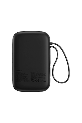 Baseus Qpow2 30w 10k Taşınabilir Şarj Cihazı Siyah Siyah