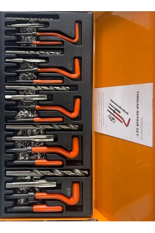 Helicoil Kılavuz Seti 131Pc Stılson Diş Tamir Set