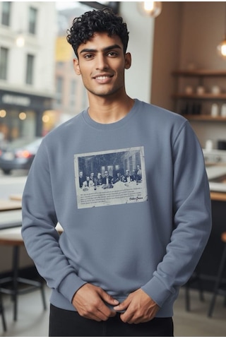 Retroworld Erkek Sweat Mavi