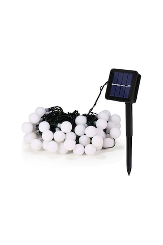 MİGHTY GÜNEŞ ENERJİLİ 5 METRE 20 LED SARI YILBAŞI ÇAM AĞACI BAHÇE