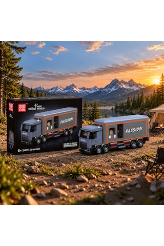 Mould King 24071 Ağır Hizmet Tipi Karavan Yapım Seti 615 Parça