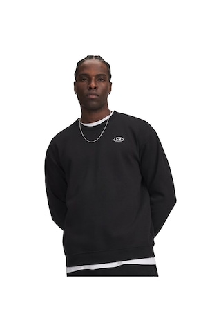 Under Armour Rıval Flc Crew Erkek Sweatshirt 6013447-008 Siyah