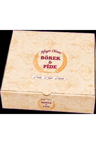 Börek Kutusu Küçük Boy 100 Adetli