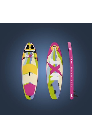 Smıley Çocuk Şişme Sup Stand Up Paddle Board - Tam Ekipman Dahil Çok Renkli