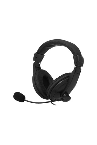 Vkemall K Tipi P07e-pk01 Walkie Talkie Kulaklığı, İki Kulaklı Gürültü Engelleme, Ptt Ve Vox Fonksiyonlu Siyah 1.1m Kablolu