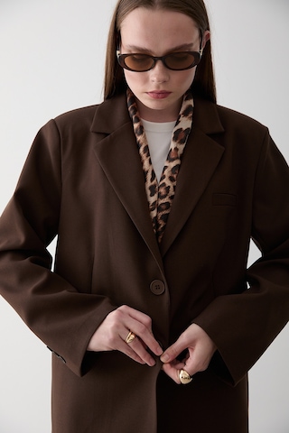 Kahverengi Blazer Ceket - 7619 Kahverengi