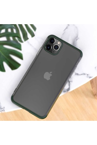Apple Uyumlu iPhone 11 Pro Max Kılıf Zore Nili Kapak Kırmızı