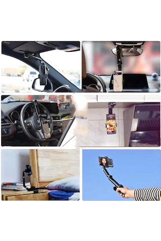 Ardemix Ms-12 Telefon Tutucu-siyah