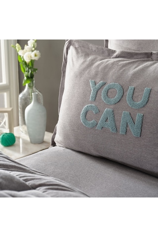 Karaca Home Motto Cotton Comfort Çift Kişilik Gri