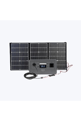 Antfea Xs500f Taşınabilir Güç Sistemi + 100w Taşınabilir Güneş Paneli Ve Multi Dönüşüm Kablosu