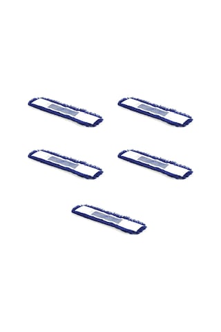 Orlon Nemli Palet Tablet Toz Toplama Statik Mop Takımı Seti - 40 Cm. 5 Moplu 1 Takım