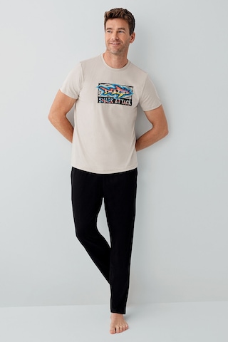 Arnetta Erkek Krem Pijama Takım Ar3701-s-v1 Krem