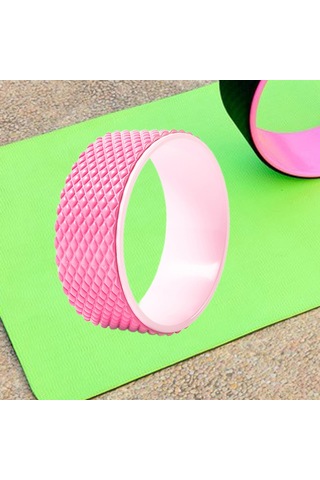 Suntek Yoga Roller Antislip Pilates Circle Yardımcı Pembe
