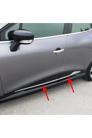 Renault Clio 4 Sport Tourer Krom Kapı Çıtası 4prç Paslanmaz Çelik N11.222