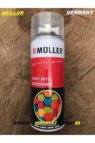 Muller Akrilik Antrasit Gri Sprey Boya Koyu Gri Tampon Boyası 400