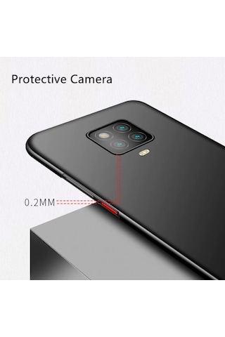 Xiaomi Redmi Note 9 Pro Kamera Korumali Mat Soft Silikon Kilif 433041024