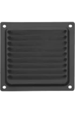 Domart 100x100 Havalandırma Izgarası, Siyah, Ağlı 155723087