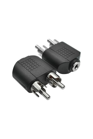 Dişi 3.5 Mm Stereo Erkek 2 Rca 2x Erkek Rca Dişi Stereo Jack