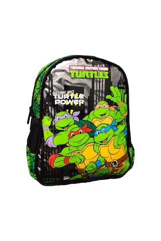 Teenage Mutant Nınja Turtles Tablet Bölmeli Anaokulu Çantası 2174 Yeşil