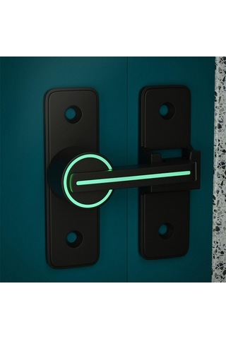 Besthome1 Suntek Bahçe Penceresi İçin Dönenebilen Kapı Mandalı 180 Derece, Garaj Kullanımı, Farklı Renklerde, Standart Boyutta