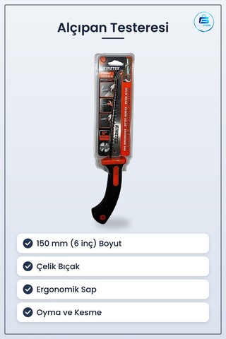 Dekorasyon Alçıpan Testeresi Çelik Bıçak 150 Mm 6 İnç Ergonomik S