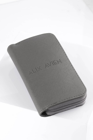 Alix Avien Küçük Boy Çantalı Seyahat Makyaj Fırça Seti 10'lu