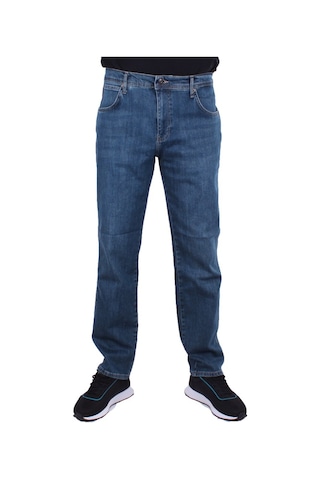 Twister Vegas 132-310 Mavi Yüksek Bel Rahat Paça Erkek Jeans Pantolon Mavi