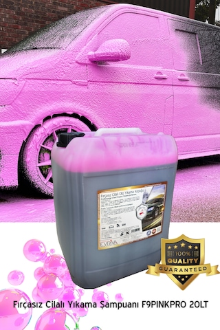 Abrias Fırçasız Cilalı Yıkama Pemve Köpük Ve Şampuanı Pınkpro 20l