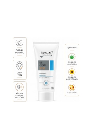 Sirenol Orta Ton SPF 30 BB Krem 30 ML