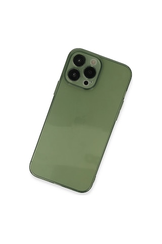 Newface - 277 - iPhone Uyumlu 13 Pro Kılıf Fly Lens Silikon - Csmo-tex - - Yeşil