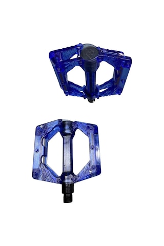 Bike Sky Evo Şeffaf Renkli Platform Geniş Pedal Platform Bisiklet Pedalı Reflektörlü