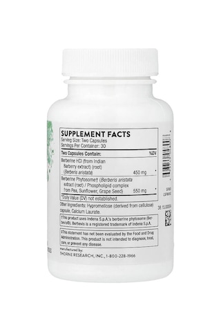 Takviye Thorne, Berberine, 60 Capsules