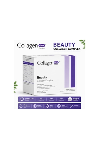 Collagen Forte Platinum Premium 3 Tip Kolajen Hyalüronik Asit 90 Tablet