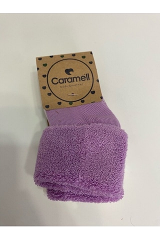 Caramell Kız Çocuk 2'li Havlu Çorap Düz 001 Caramell Kız Çocuk 2'li Havlu Çorap Düz 001