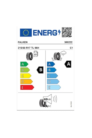 Falken 215/60 R17 TL 96H Sıncera Sn110 Ecoru Oto Yaz Lastiği 2025