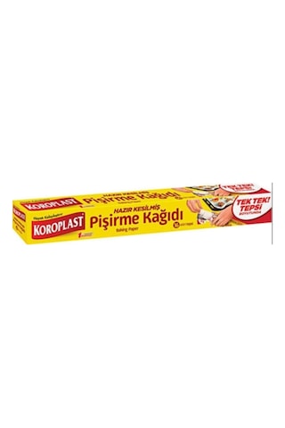 Koroplast Hazır Kesilmiş Pişirme Kağıdı 16 Yaprak 4 Adet 7693233221770