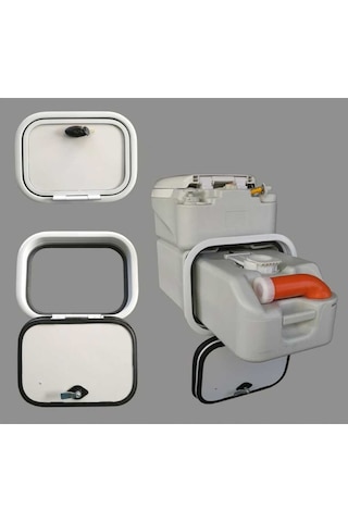 Porvaletti Kasetli Tuvalet İçin Servis Kapağı - Büyük