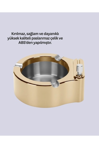 Yeniden Doldurulabilir Çakmaklı Küllük Dayanıklı Yapı