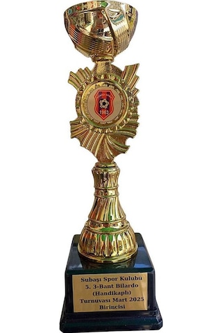 Kişiye Özel Kupa - Turnuva Kupası - Ödül Kupası - İsime Özel Kupa Altın